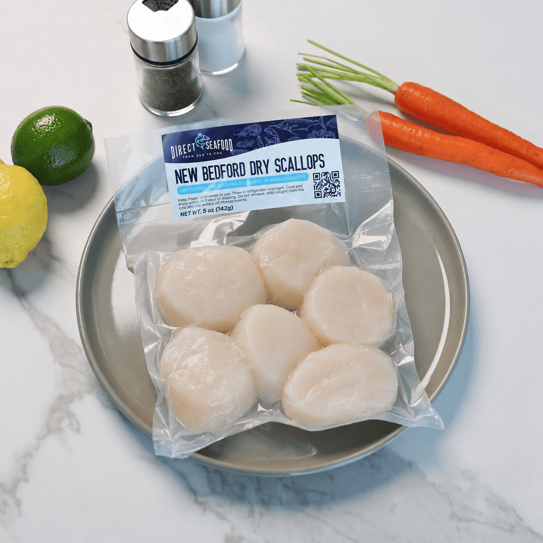New Bedford Dry Scallops - Direct Seafood
